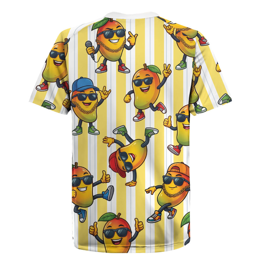 Funny Hawaii Mango Hip Hop Cartoon Rugby Jersey Summer Beach Party LT19 - Polynesian Pride
