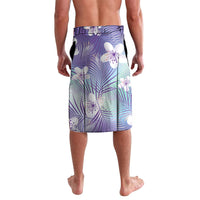 Purple Aloha Hawaiian Lavalava Tropical Flower Palm Leaf Pattern LT19 - Polynesian Pride