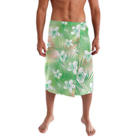 Green Aloha Hawaiian Lavalava Tropical Flower Palm Leaf Pattern LT19 Green - Polynesian Pride