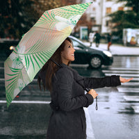 Green Aloha Hawaiian Umbrella Tropical Flower Palm Leaf Pattern LT19 - Polynesian Pride