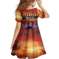 Personalised ANZAC Day Family Matching Summer Maxi Dress and Hawaiian Shirt Remembering the Animals of War LT19 - Polynesian Pride