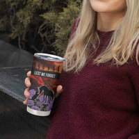 Personalised ANZAC Day Tumbler Cup Remembering the Animals of War LT19 - Polynesian Pride