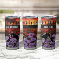 Personalised ANZAC Day Tumbler Cup Remembering the Animals of War LT19 - Polynesian Pride