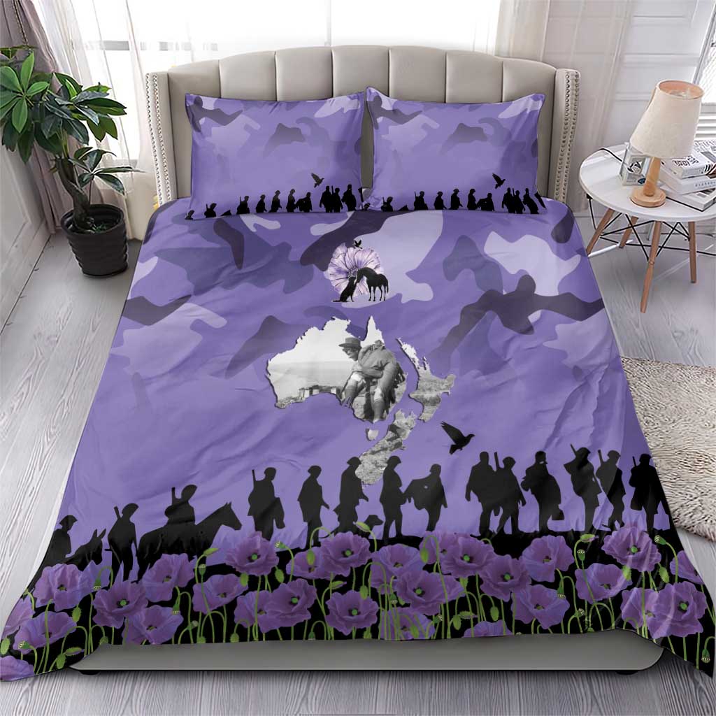 ANZAC Day Bedding Set Lest We Forget the Animals Too