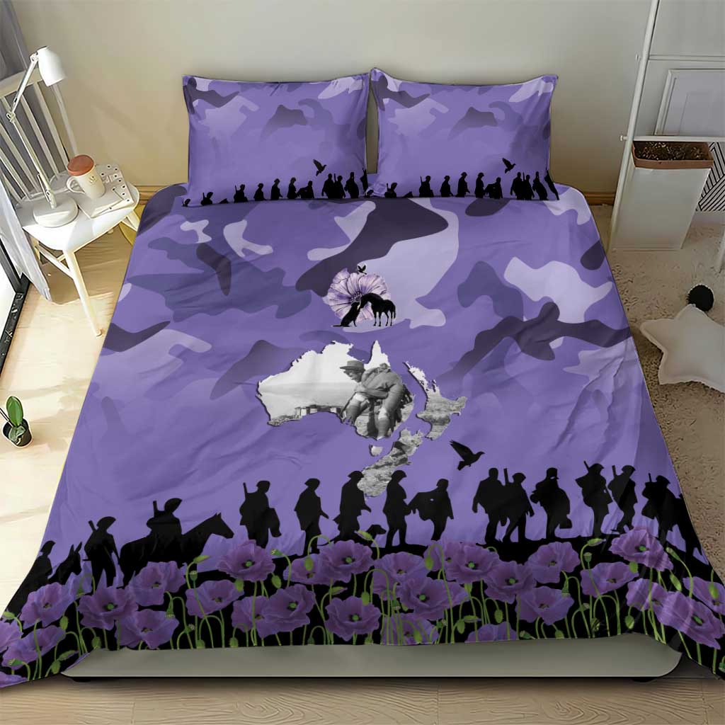 ANZAC Day Bedding Set Lest We Forget the Animals Too