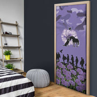 ANZAC Day Door Cover Lest We Forget the Animals Too