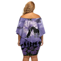 ANZAC Day Family Matching Off Shoulder Short Dress and Hawaiian Shirt Lest We Forget the Animals Too LT19 - Polynesian Pride