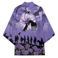 ANZAC Day Kimono Lest We Forget the Animals Too