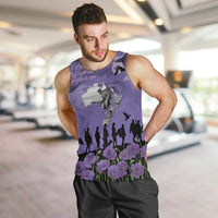 ANZAC Day Men Tank Top Lest We Forget the Animals Too