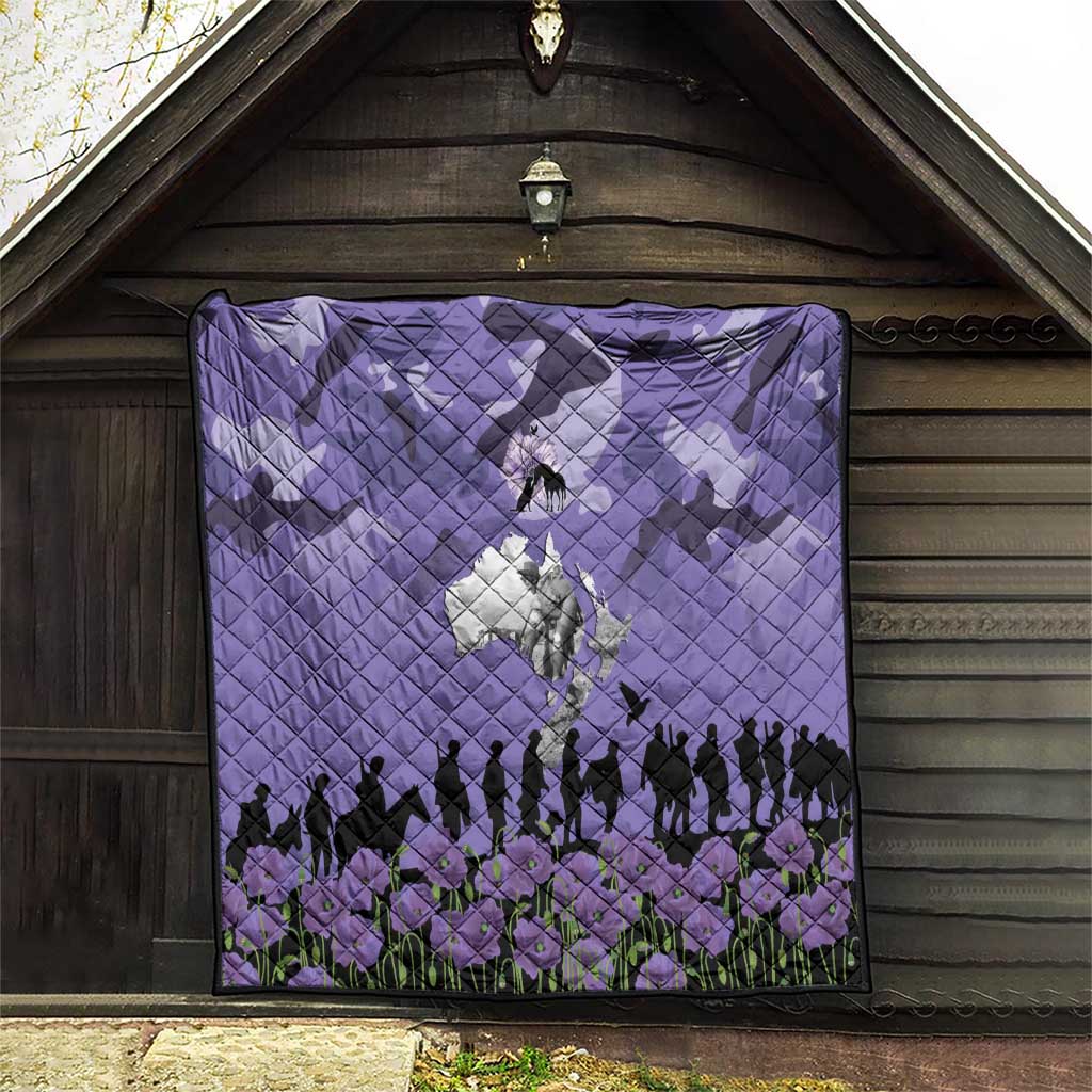 ANZAC Day Quilt Lest We Forget the Animals Too