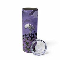 ANZAC Day Skinny Tumbler Lest We Forget the Animals Too