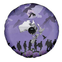 ANZAC Day Spare Tire Cover Lest We Forget the Animals Too LT19 - Polynesian Pride