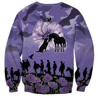 ANZAC Day Sweatshirt Lest We Forget the Animals Too