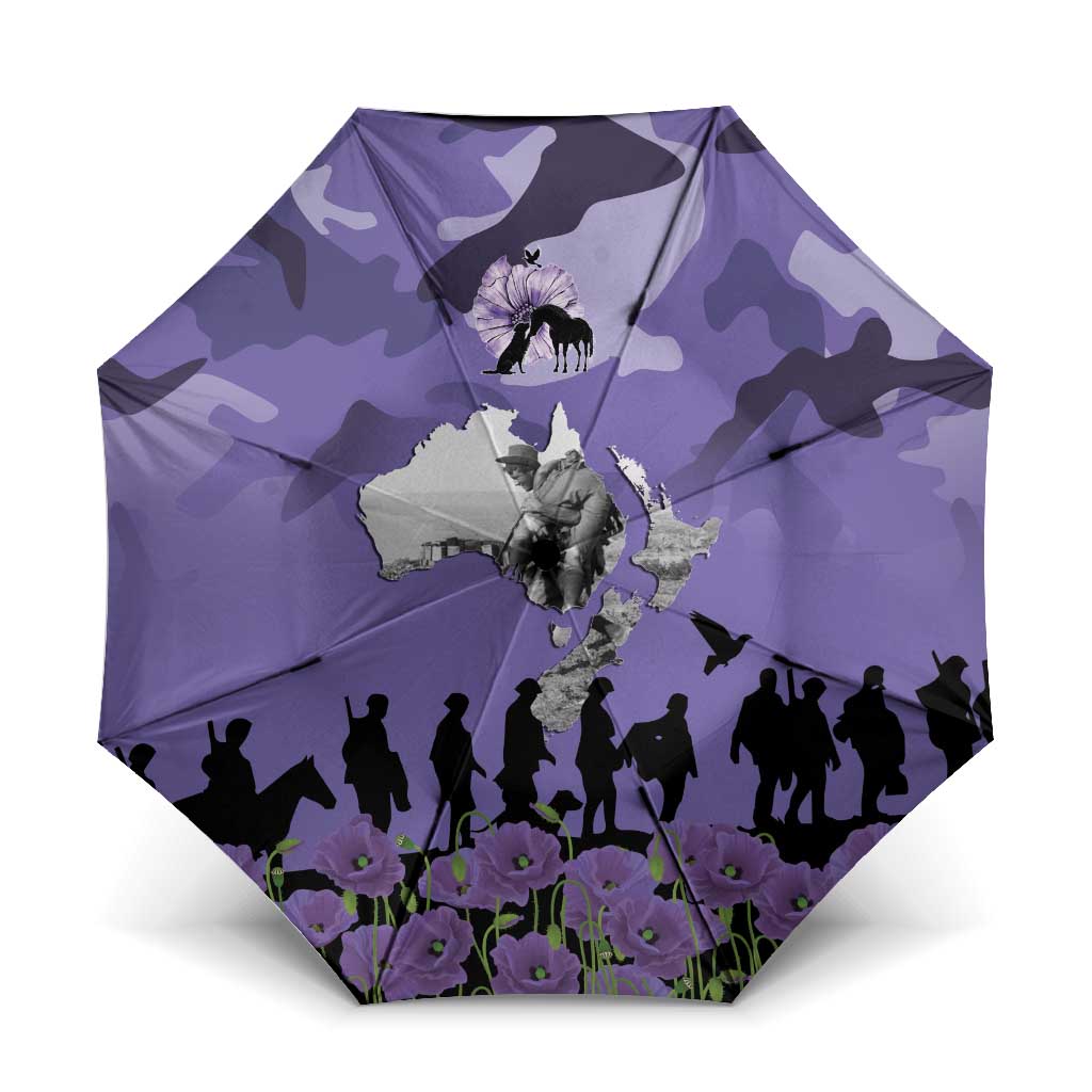 ANZAC Day Umbrella Lest We Forget the Animals Too