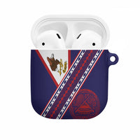 American Samoa Flag Day AirPods Case Polynesian Tribal Tattoo Eagle Art