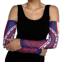 American Samoa Flag Day Arm Sleeves Polynesian Tribal Tattoo Eagle Art