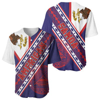 American Samoa Flag Day Baseball Jersey Polynesian Tribal Tattoo Eagle Art