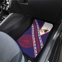 American Samoa Flag Day Car Mats Polynesian Tribal Tattoo Eagle Art