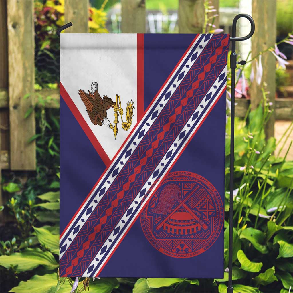 American Samoa Flag Day Garden Flag Polynesian Tribal Tattoo Eagle Art