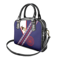American Samoa Flag Day Shoulder Handbag Polynesian Tribal Tattoo Eagle Art