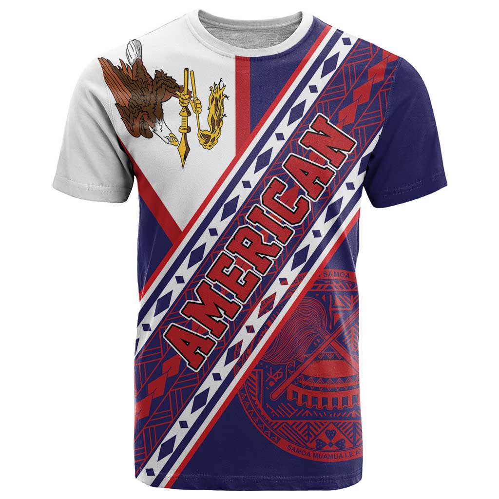 American Samoa Flag Day T Shirt Polynesian Tribal Tattoo Eagle Art