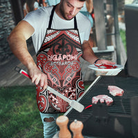 Aotearoa Iwi Ngapuhi Apron Maori Kowhaiwhai Pattern LT19 - Polynesian Pride