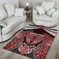 Aotearoa Iwi Ngapuhi Area Rug Maori Kowhaiwhai Pattern LT19 - Polynesian Pride