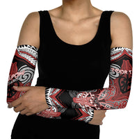 Aotearoa Iwi Ngapuhi Personalised Arm Sleeves Maori Kowhaiwhai Pattern LT19 - Polynesian Pride
