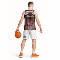 Aotearoa Iwi Ngapuhi Personalised Basketball Jersey Maori Kowhaiwhai Pattern LT19 - Polynesian Pride
