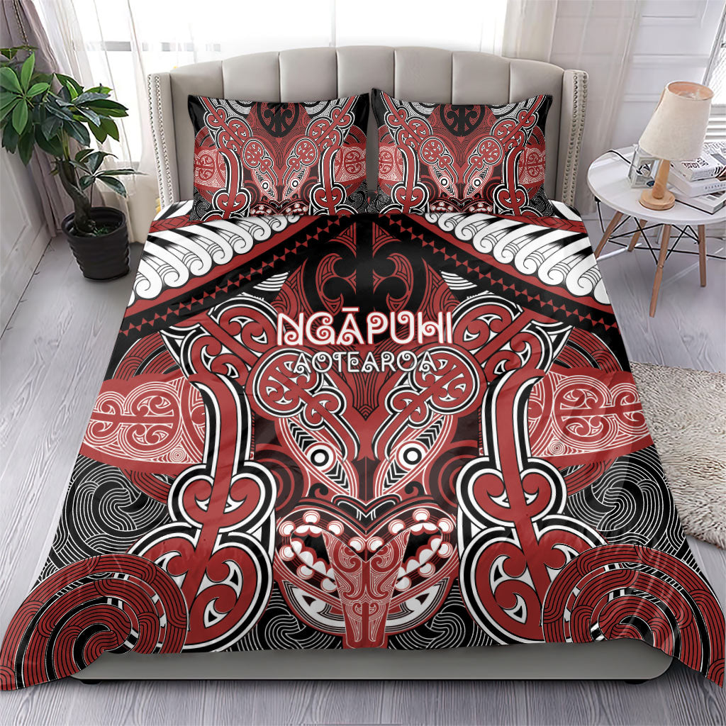 Aotearoa Iwi Ngapuhi Bedding Set Maori Kowhaiwhai Pattern LT19 - Polynesian Pride