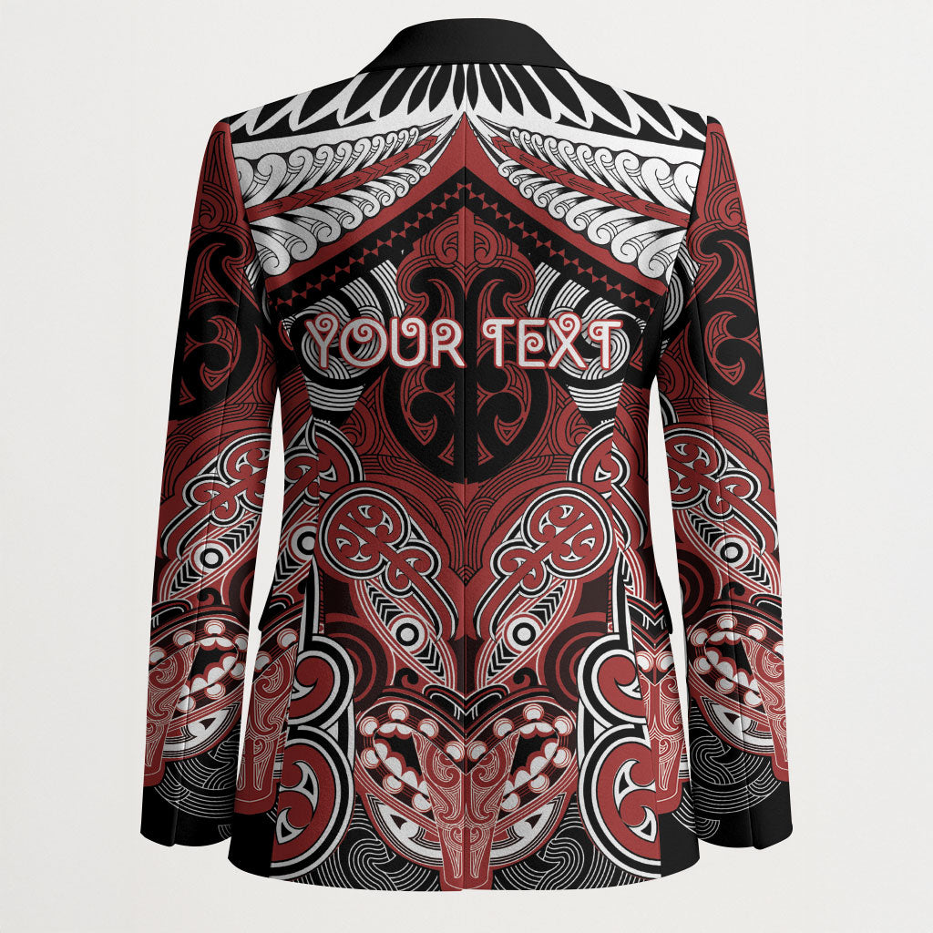 Aotearoa Iwi Ngapuhi Personalised Blazer Maori Kowhaiwhai Pattern LT19 - Polynesian Pride