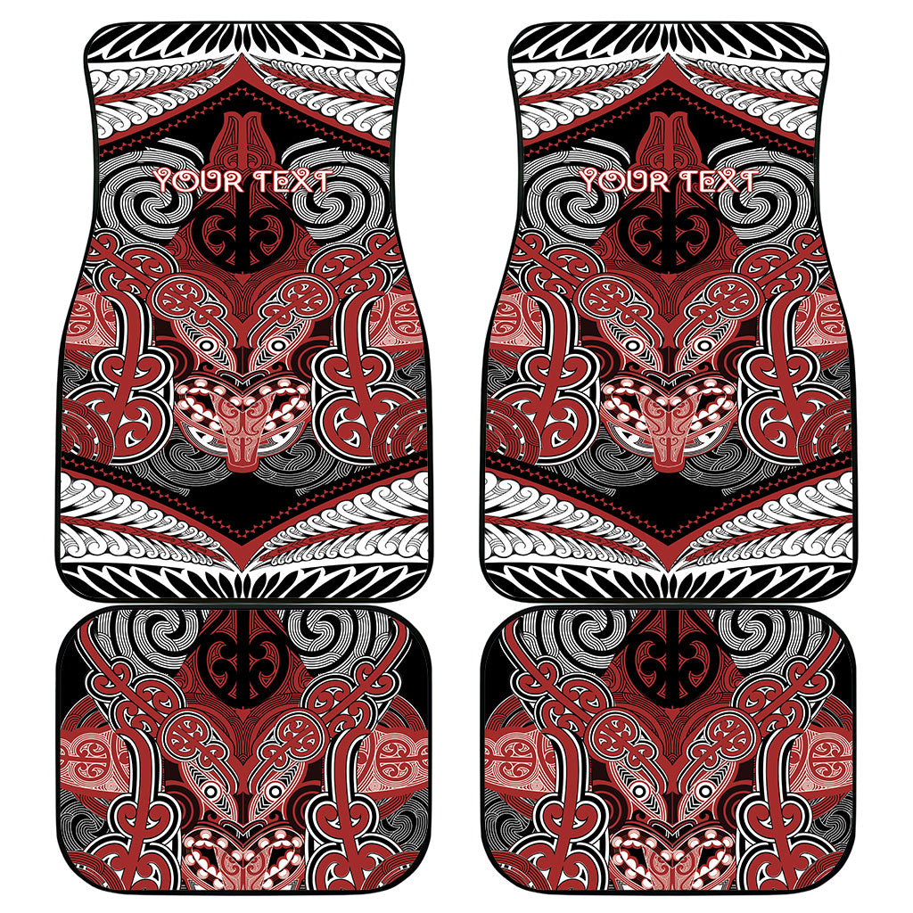 Aotearoa Iwi Ngapuhi Personalised Car Mats Maori Kowhaiwhai Pattern LT19 - Polynesian Pride