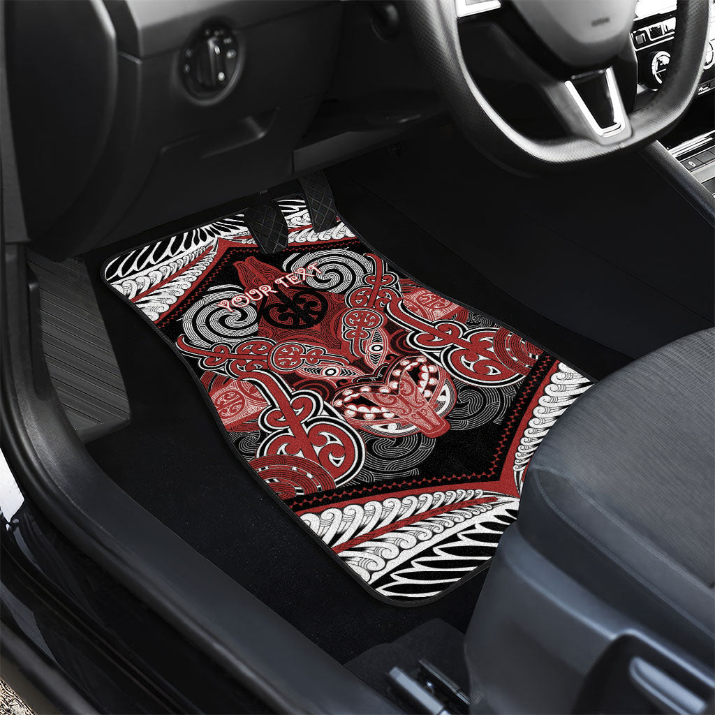 Aotearoa Iwi Ngapuhi Personalised Car Mats Maori Kowhaiwhai Pattern LT19 - Polynesian Pride