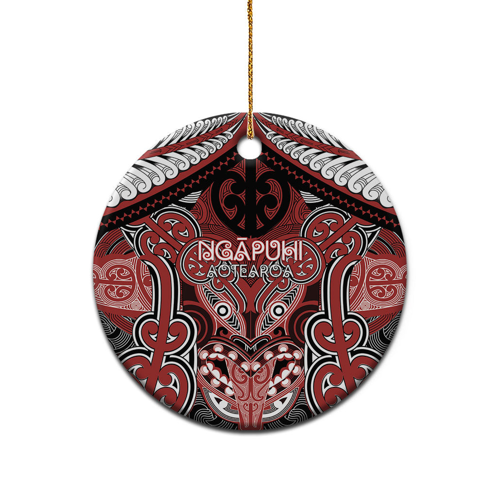 Aotearoa Iwi Ngapuhi Personalised Ceramic Ornament Maori Kowhaiwhai Pattern LT19 - Polynesian Pride