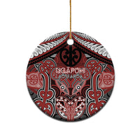 Aotearoa Iwi Ngapuhi Personalised Ceramic Ornament Maori Kowhaiwhai Pattern LT19 - Polynesian Pride