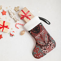 Aotearoa Iwi Ngapuhi Personalised Christmas Stocking Maori Kowhaiwhai Pattern LT19 - Polynesian Pride