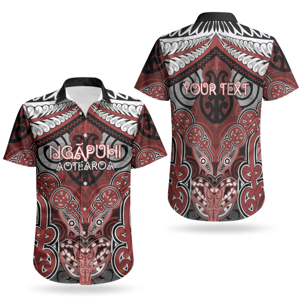 Aotearoa Iwi Ngapuhi Personalised Couples Matching Summer Maxi Dress and Hawaiian Shirt Maori Kowhaiwhai Pattern LT19 - Polynesian Pride