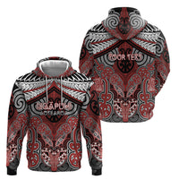 Aotearoa Iwi Ngapuhi Personalised Hoodie Maori Kowhaiwhai Pattern LT19 - Polynesian Pride