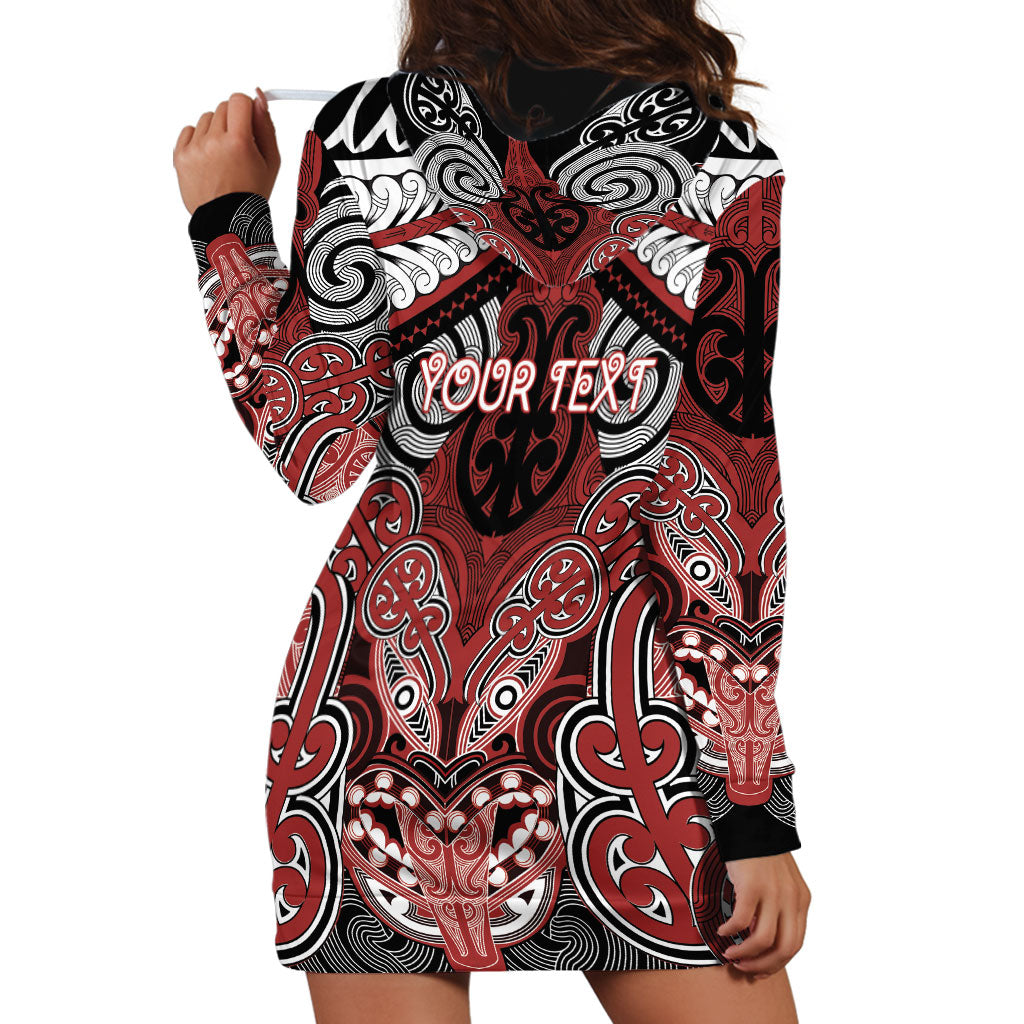 Aotearoa Iwi Ngapuhi Personalised Hoodie Dress Maori Kowhaiwhai Pattern LT19 - Polynesian Pride