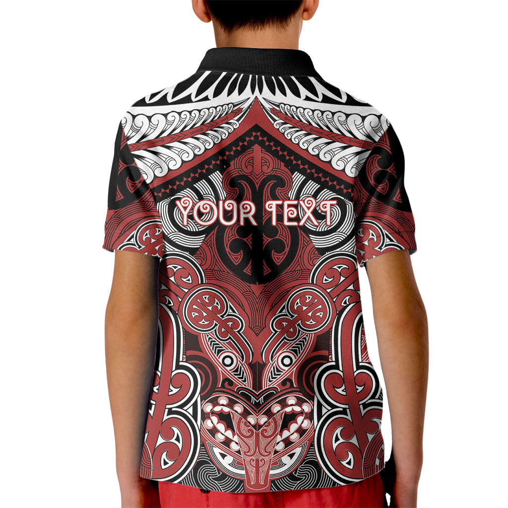 Aotearoa Iwi Ngapuhi Personalised Kid Polo Shirt Maori Kowhaiwhai Pattern LT19 - Polynesian Pride