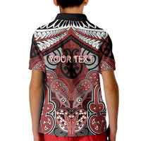 Aotearoa Iwi Ngapuhi Personalised Kid Polo Shirt Maori Kowhaiwhai Pattern LT19 - Polynesian Pride