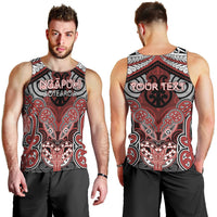 Aotearoa Iwi Ngapuhi Personalised Men Tank Top Maori Kowhaiwhai Pattern LT19 - Polynesian Pride