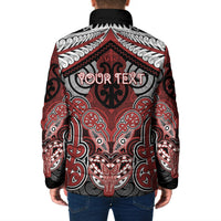Aotearoa Iwi Ngapuhi Personalised Padded Jacket Maori Kowhaiwhai Pattern LT19 - Polynesian Pride