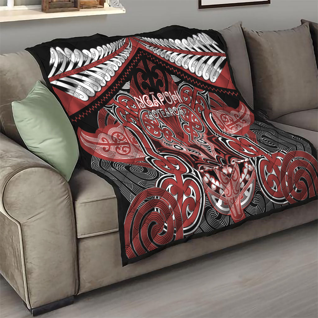 Aotearoa Iwi Ngapuhi Quilt Maori Kowhaiwhai Pattern LT19 - Polynesian Pride