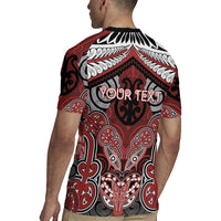 Aotearoa Iwi Ngapuhi Personalised Rugby Jersey Maori Kowhaiwhai Pattern LT19 - Polynesian Pride
