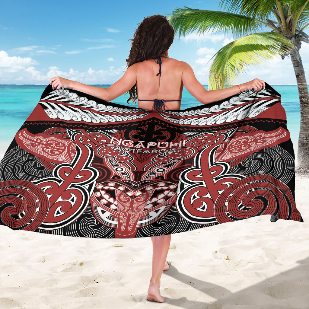 Aotearoa Iwi Ngapuhi Sarong Maori Kowhaiwhai Pattern LT19 - Polynesian Pride