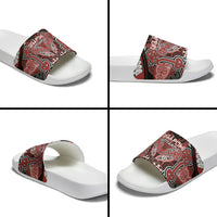Aotearoa Iwi Ngapuhi Slide Sandals Maori Kowhaiwhai Pattern LT19 - Polynesian Pride