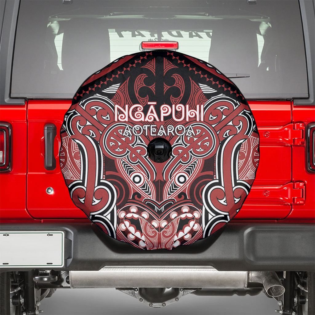 Aotearoa Iwi Ngapuhi Spare Tire Cover Maori Kowhaiwhai Pattern LT19 - Polynesian Pride