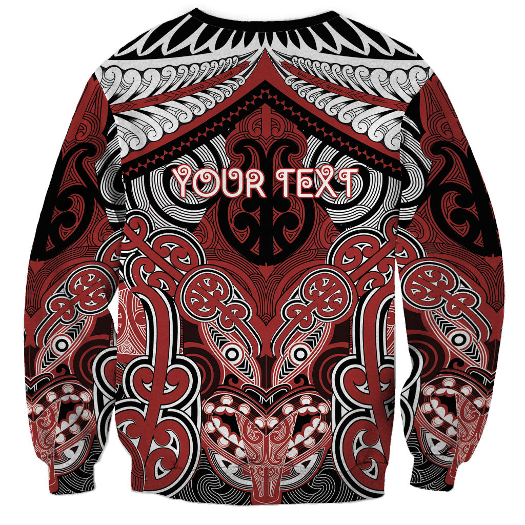 Aotearoa Iwi Ngapuhi Personalised Sweatshirt Maori Kowhaiwhai Pattern LT19 - Polynesian Pride