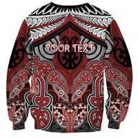 Aotearoa Iwi Ngapuhi Personalised Sweatshirt Maori Kowhaiwhai Pattern LT19 - Polynesian Pride